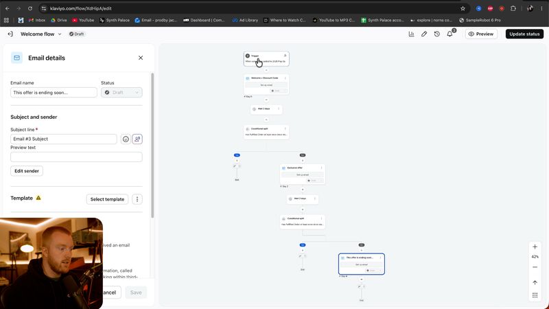 Episode 18 — Building an email flow in Klaviyo
