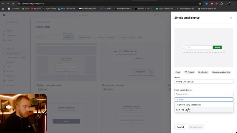 Episode 24 — Waiting list landing page & flows